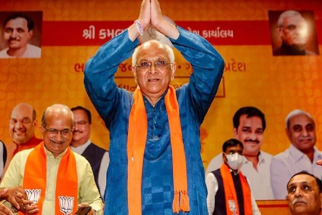 विधायक भूपेंद्र पटेल आज गुजरात के मुख्यमंत्री पद की लेंगे शपथ