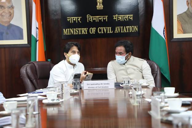 पूर्वोत्तर क्षेत्र (एनईआर) में नागरिक उड्डयन परियोजनाओं को तेजी के साथ पूरा करने से पर्यटन उद्योग को मिलेगा बढ़ावा- नागरिक उड्डयन मंत्री The Union Minister for Culture, Tourism and Development of North Eastern Region (DONER) called on the Union Minister for Civil Aviation,