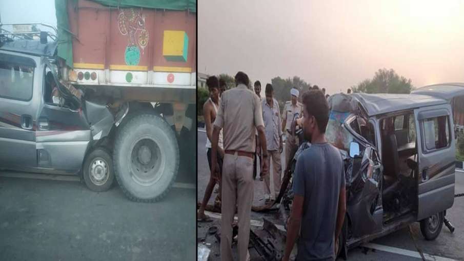 जयपुर में दर्दनाक सड़क हादसा: ट्रेलर में जा घुसी वैन, रीट परीक्षा देने जा रहे 6 परीक्षार्थियों की मौत A horrific road accident took place on Saturday in Chaksu, Rajasthan's capital Jaipur. In this accident 6 people died and 5 people