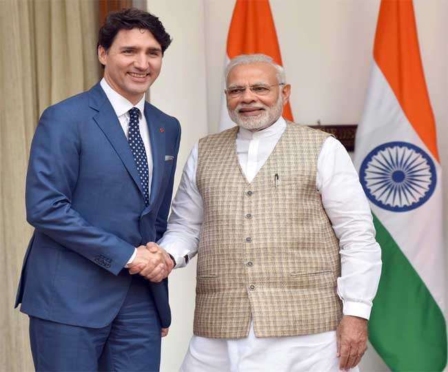प्रधानमंत्री नरेन्द्र मोदी ने कनाडा के प्रधानमंत्री जस्टिन ट्रूडो को चुनाव में जीत पर दी बधाई The Prime Minister, Shri Narendra Modi has congratulated the Prime Minister of Canada, Justin Trudeau, on his election victory.