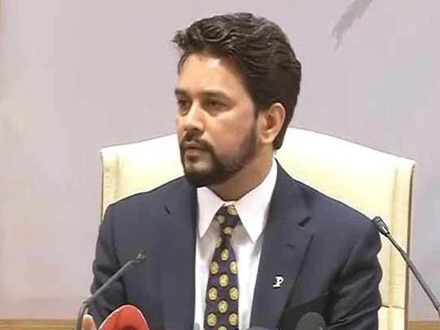 अनुराग ठाकुर ने लेह में 13,300 फीट की ऊंचाई पर AIR FM और दूरदर्शन के हाई पावर ट्रांसमीटर का किया उद्घाटन Union Minister for Sports, Youth Affairs and Information and Broadcasting Anurag Thakur inaugurated AIR FM radio station and Doordarshan's