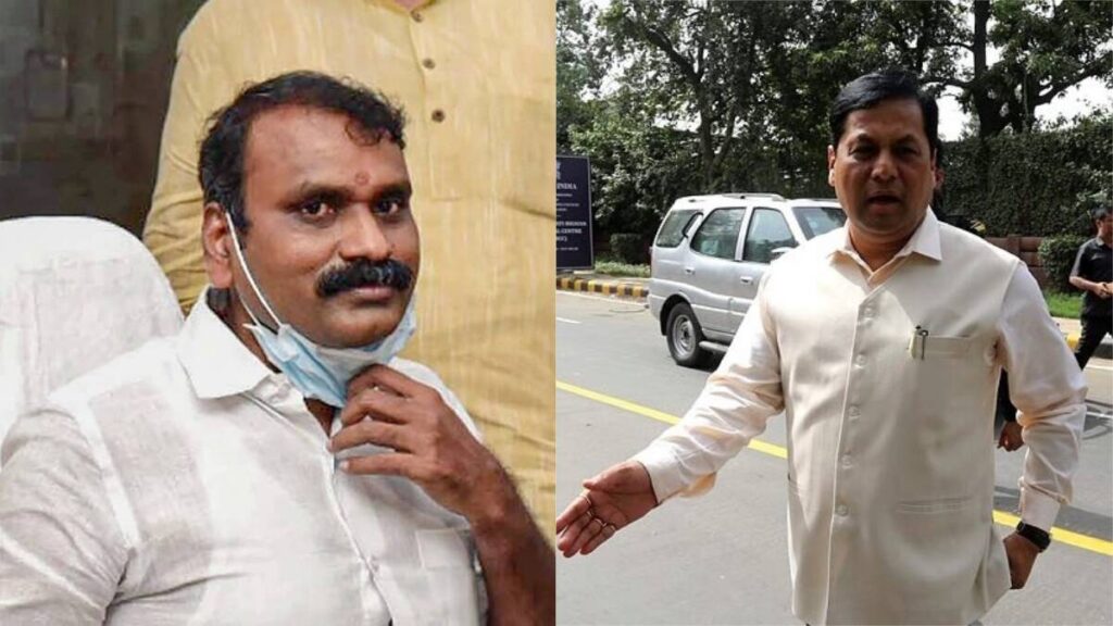भाजपा ने केंद्रीय मंत्री सर्बानंद सोनोवाल को असम से और एल मुरुगन को मध्य प्रदेश से घोषित किया उम्मीदवार The Bharatiya Janata Party on Saturday announced Union ministers Sarbananda Sonowal from Assam and L Murugan from Madhya Pradesh