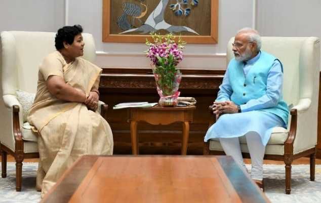 राज्यपाल अनुसुईया उइके ने प्रधानमंत्री श्री नरेन्द्र मोदी को जन्मदिन की दी शुभकामनाएं