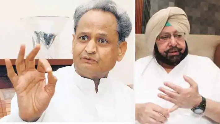 अशोक गहलोत की नसीहत पर भड़के कैप्टन अमरिंदर सिंह, बोले- पहले राजस्थान संभालो On being advised by Rajasthan CM Ashok Gehlot, Captain Amarinder Singh has advised him to remain confined to his own state. Ashok Gehlot