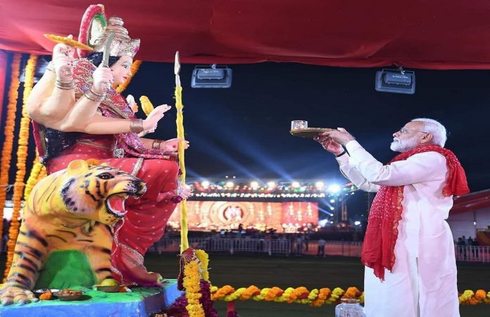 The Prime Minister, Shri Narendra Modi has prayed to Maa Siddhidatri on Mahanavami during Navratri and sought blessings for all.
