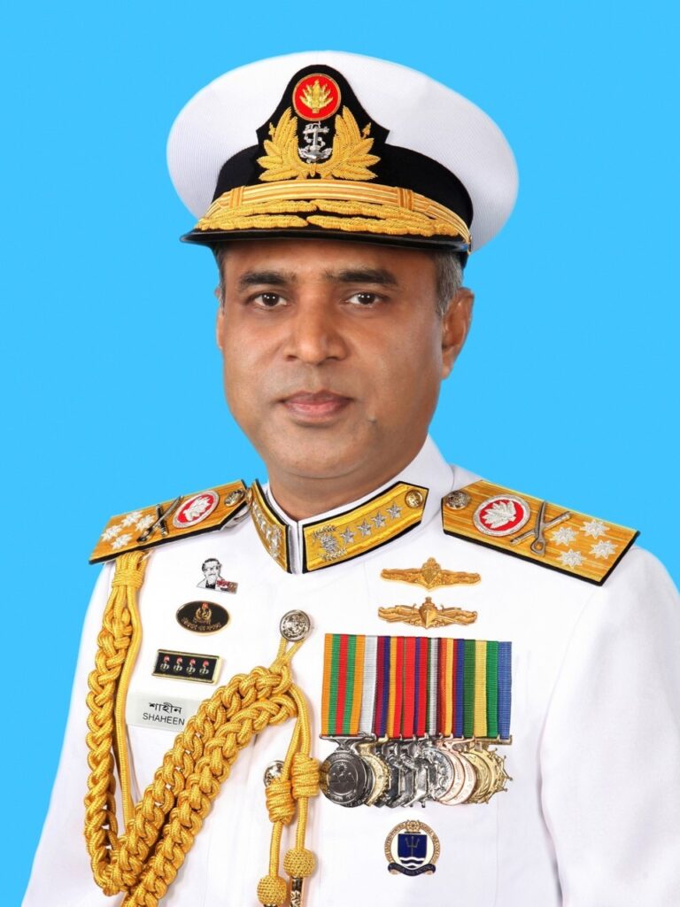 बांग्लादेश के नौसेना प्रमुख एडमिरल एम. शाहीन इकबाल का भारत दौरा Admiral M. Shaheen Iqbal, Navy Chief of Bangladesh is on an official visit to India from 23 October to 29 October 2021. Admiral Shaheen Iqbal