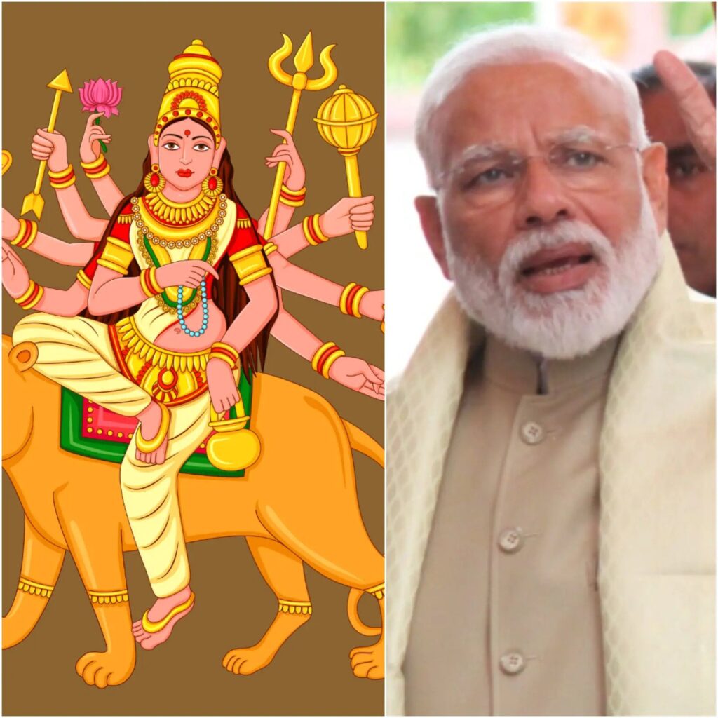 प्रधानमंत्री नरेन्द्र मोदी ने नवरात्रि में मां कालरात्रि से सुख, शांति, समृद्धि और उत्तम स्वास्थ्य के लिए की प्रार्थना