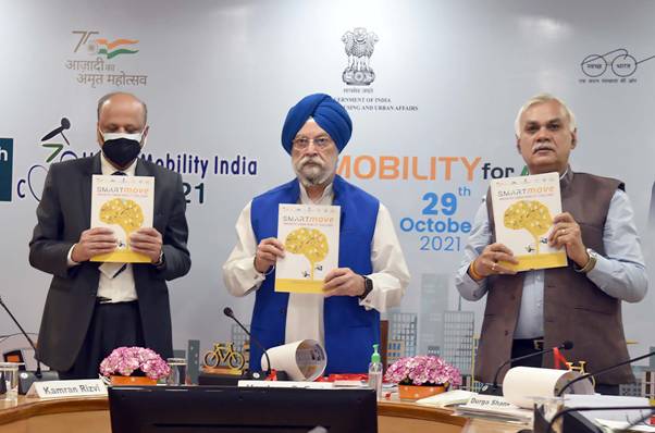 हरदीप सिंह पुरी ने 14वें शहरी गतिशीलता सम्मेलन 2021 का किया उद्घाटन Minister of Housing & Urban Affairs and Petroleum & Natural Gas Shri Hardeep Singh Puri at the 14th edition of Urban Mobility India (UMI)
