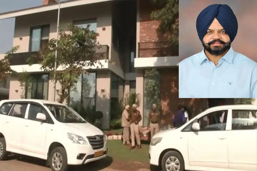 The Income Tax Department raided the house of Akali MLA Manpreet Singh Ayali of Dakha assembly constituency in Punjab on Tuesday morning.