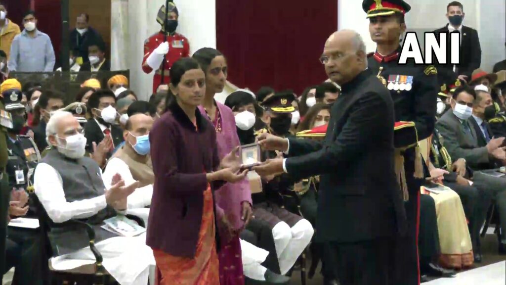 President Ram Nath Kovind presented Gallantry Awards and Distinguished Service Decorations at the Defense Decoration Ceremony-I