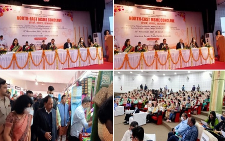 केंद्रीय मंत्री नारायण राणे ने विशेष क्रेडिट लिंक्ड कैपिटल सब्सिडी योजना (SCLCSS) की शुरुआत की Union Minister for MSME, Narayan Rane interacted with senior officials of the Ministry of MSME in Guwahati on the second day of the MSME