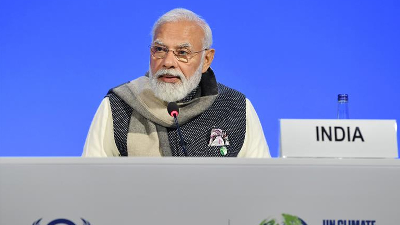 प्रधानमंत्री नरेन्द्र मोदी ने ग्लासगो, यूके में सीओपी26 की पृष्ठभूमि में यूक्रेन के राष्ट्रपति के साथ की बैठक The Prime Minister, Shri Narendra Modi meeting the President of Ukraine, H.E. Mr. Volodymyr Zelensky, in the backdrop of COP26, in Glasgow