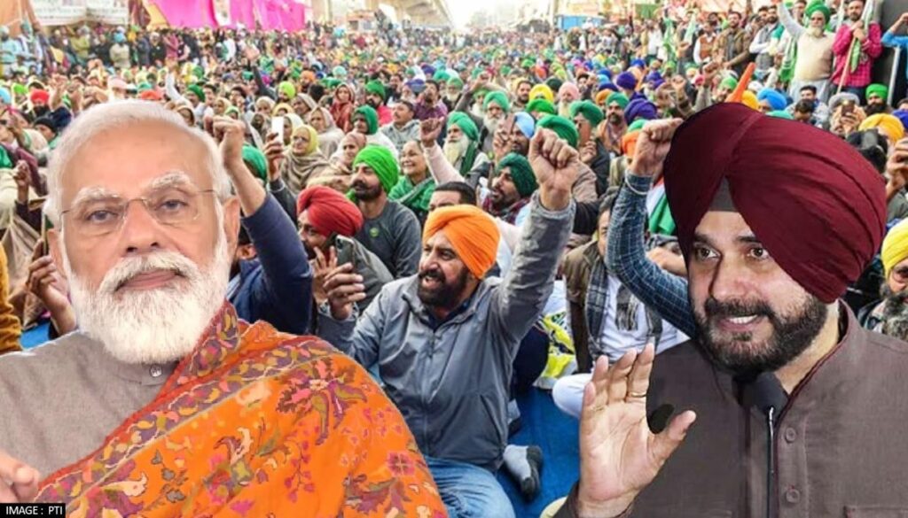 सिद्धू ने काले कानूनों को निरस्त करने को सही दिशा में एक कदम बताया Punjab Congress chief Navjot Singh Sidhu said the government's decision to repeal the three agriculture laws is "a step in the right