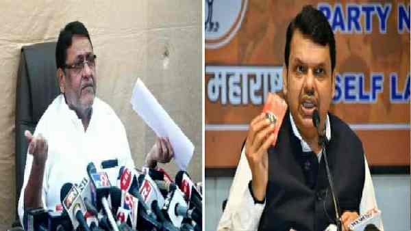 नवाब मलिक के हाइड्रोजन बम का देवेंद्र फडणवीस ने दिया जवाब, बोले- कभी सूअर से लड़ाई मत करो After the arrest of Aryan Khan, after Nawab Malik, who was accusing the NCB officer regarding the drugs case, many leaders one by