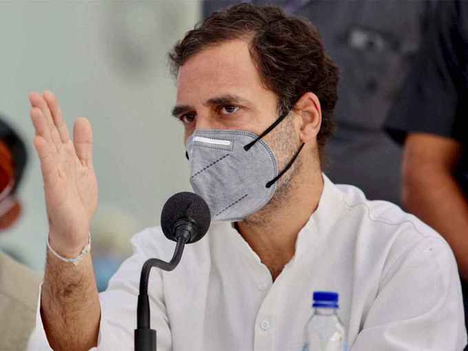 राहुल गांधी ने वादे के अनुसार टीकाकरण लक्ष्य पूरा नहीं करने पर सरकार की खिंचाई की Congress leader Rahul Gandhi to fully immunize all eligible beneficiaries against COVID-19 by the end of the year