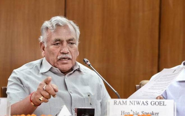 दिल्ली विधानसभा अध्यक्ष राम निवास गोयल कोविड पॉजिटिव, संपर्क में आए लोगों से जांच कराने के लिए की अपील