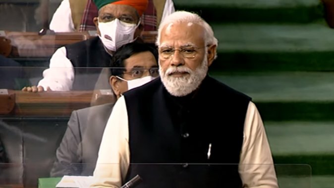 लोकसभा में बोले प्रधानमंत्री मोदी, विभाजन कांग्रेस के डीएनए में
