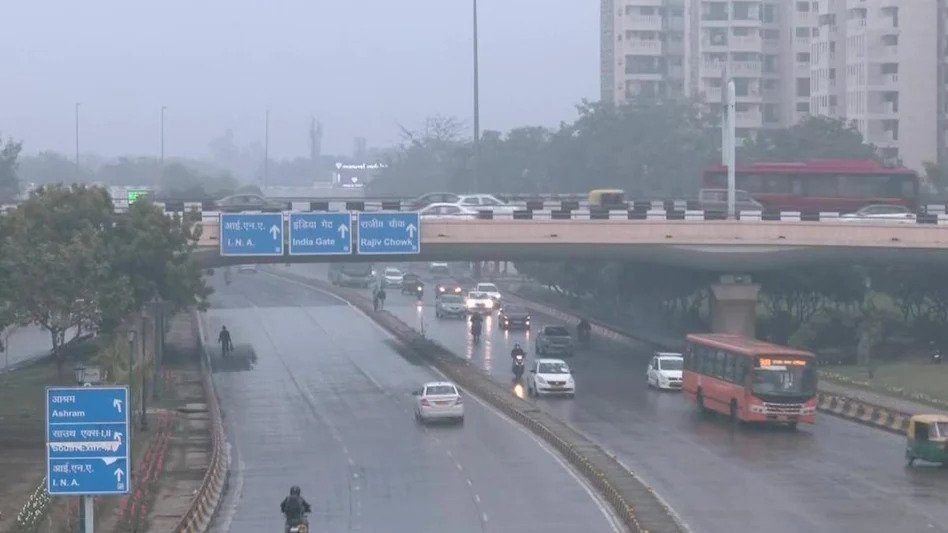 दिल्ली-एनसीआर में बारिश, येलो अलर्ट जारी, चलेंगी और ठंडी हवाएं Rain in Delhi-NCR, yellow alert issued, cold winds will blow