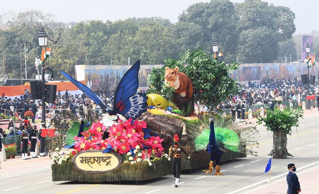महाराष्ट्र की झांकी को ‘पॉपुलर चॉइस’ श्रेणी में प्रथम पुरस्कार