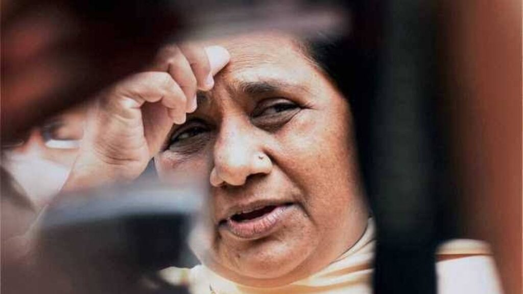 Sharing her picture of meeting the victim's family here on Sunday, Mayawati said, "A Dalit young girl was abducted and brutally murdered