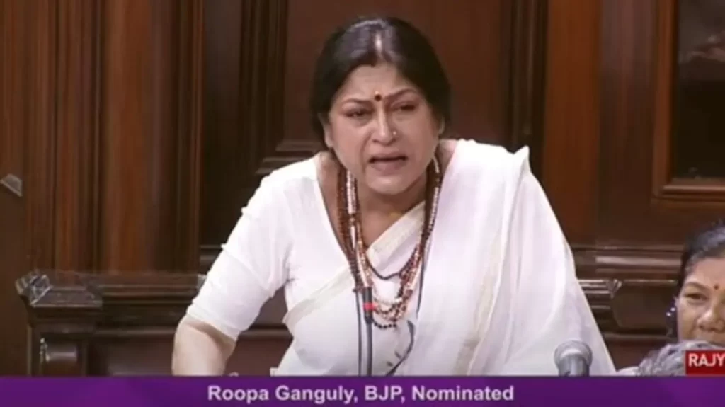बीरभूम हिंसा: राज्यसभा में फूट-फूटकर रोईं भाजपा सांसद रूपा गांगुली, बोलीं- बंगाल अब रहने लायक नहीं