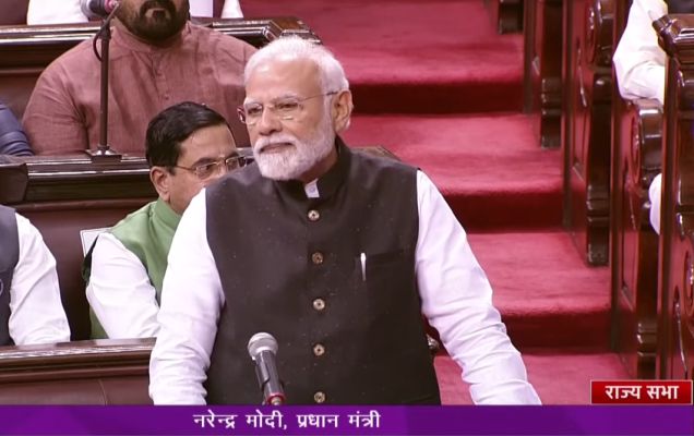 प्रधानमंत्री मोदी ने सेवानिवृत्त राज्यसभा सदस्यों को दी विदाई