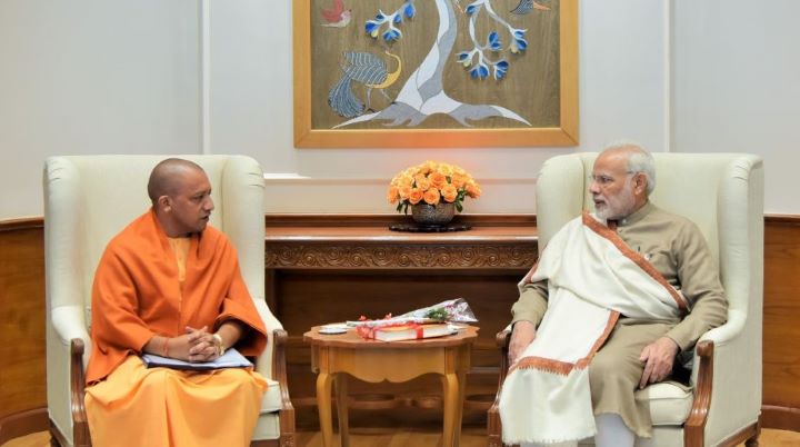 दिल्ली पहुंचे योगी आदित्यनाथ, भाजपा शीर्ष नेतृत्व संग करेंगे बैठक
