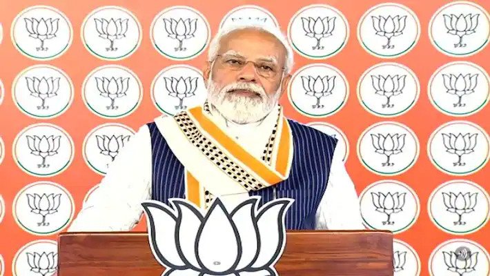 पूर्वोत्तर में उगेगा विकास का सूरज, यहां के लोग रचने जा रहे इतिहासः प्रधानमंत्री Prime Minister Narendra Modi addressed a gathering in Manipur through video conferencing on Tuesday. Modi has