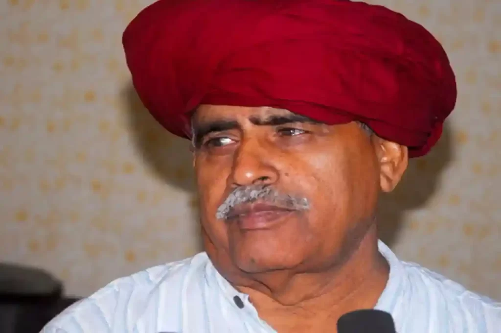 गुर्जर नेता किरोड़ी सिंह बैंसला का लंबी बीमारी के बाद निधन