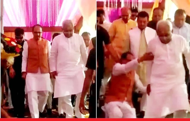 उत्तराखंडः शादी समारोह में सीएम शिवराज सिंह चौहान सीढ़ियों पर फिसलकर गिरे