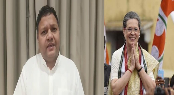 एनआईटी विधायक नीरज शर्मा ने कांग्रेस की कार्यकारी अध्यक्ष सोनिया गांधी से की मुलाकात