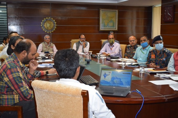 राष्ट्रीय आपदा प्रबंधन प्राधिकरण ने पूर्व-मानसून/मानसून स्थिति की समीक्षा के लिए की बैठक