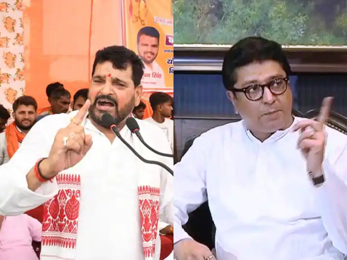 राज ठाकरे के अयोध्या दौरे के विरोध में भाजपा सांसद ब्रजभूषण शरण सिंह का रोड शो