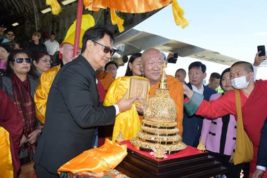 भारत बुद्ध के शांति संदेशों को दुनिया भर में पहुंचा रहा है: किरेन रिजिजू