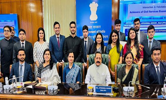 “भारत की सदी के वास्तुकार”है 2021 बैच के सिविल सेवक- डॉ. जितेंद्र सिंह