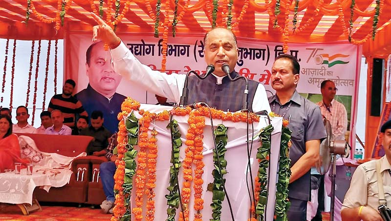 कांग्रेस विलुप्त होने के कगार पर : मुख्यमंत्री जयराम ठाकुर