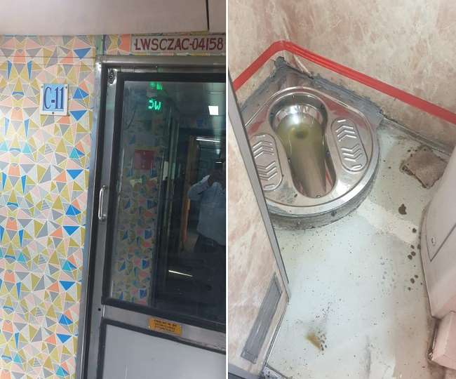 ट्रेन के ट्वायलेट में बढ़ती गंदगी पर सख्त हुआ रेलवे, अधिकारियों को इंस्पेक्शन करने का दिया निर्देश