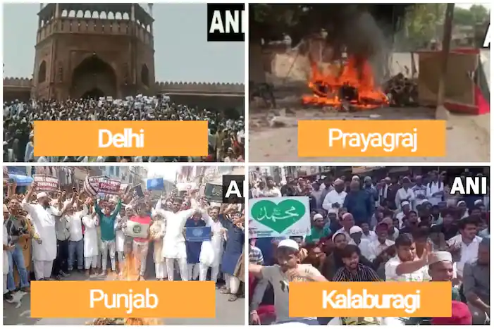 पैगंबर पर टिप्पणी से विवादः दिल्ली समेत देश के कई हिस्सों में नमाज के बाद प्रदर्शन, रांची में पथराव व फायरिंग के बाद कर्फ्यू