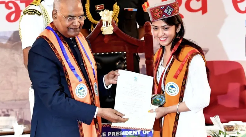 आवश्यकता इस बात की है कि युवा अपनी क्षमताओं में विश्वास बनाये रखें तथा आगे की ओर अग्रसर होते रहें- राष्ट्रपति कोविंद