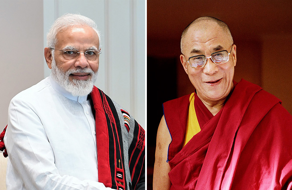 पीएम मोदी ने दलाई लामा को उनके 87वें जन्मदिन पर दी बधाई