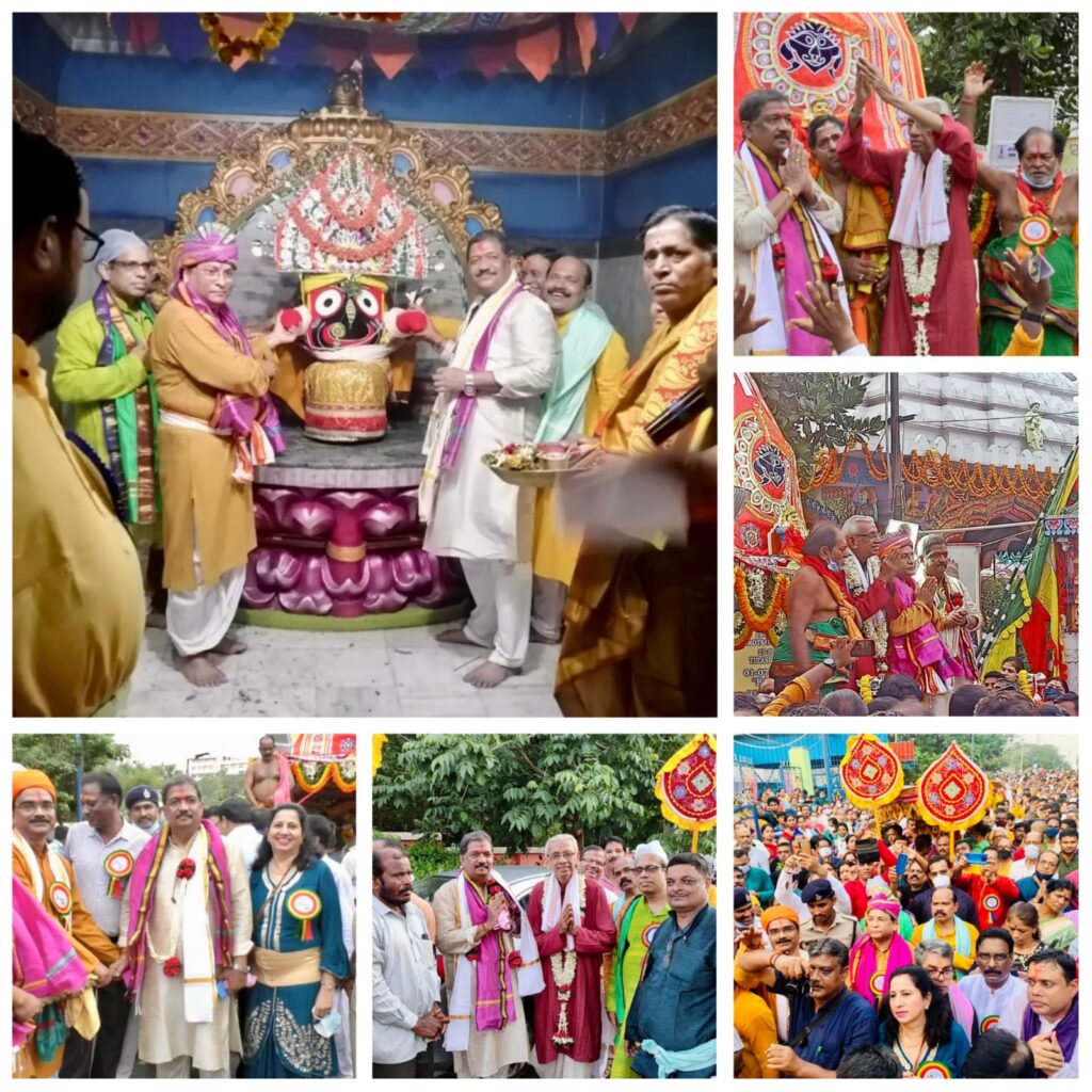 विजाग में बड़ी धूमधाम से मनाया गया भगवान जगन्नाथ रथ यात्रा का त्योहार