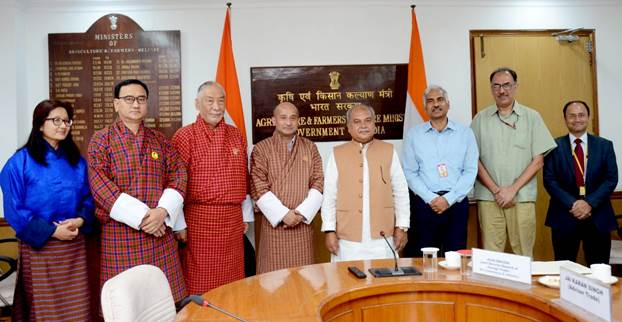 कृषि क्षेत्र में भूटान को हर संभव मदद करता रहेगा भारत – नरेंद्र सिंह तोमर