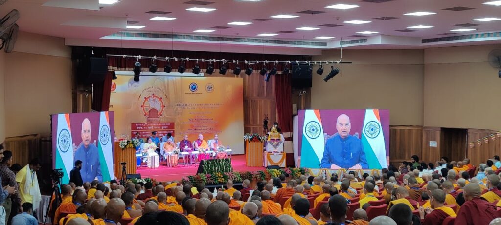बुध्द आदर्शो पर चलकर हम संवेदनशिल विश्व का निर्माण कर सकते : राष्ट्रपति रामनाथ कोविंद