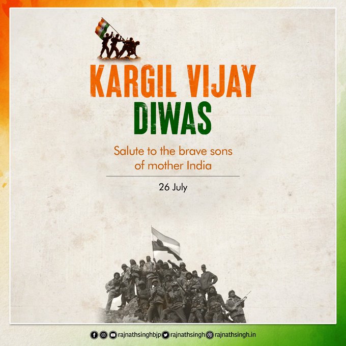 देश के नायकों की स्मृतियों को अपने हृदय में संजोते हुए हम राष्ट्र निर्माण के पथ पर आगे बढ़ते रहेंगे- राजनाथ सिंह