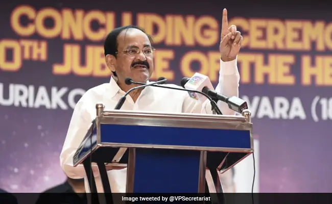 किसी धर्म या संस्कृति को नीचा दिखाना भारतीय संस्कृति नहीं है : उपराष्ट्रपति नायडु