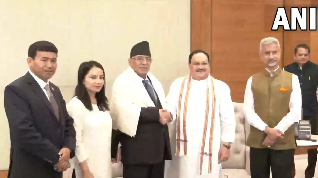 भाजपा को जानो पहल: नेपाल के पूर्व प्रधानमंत्री प्रचंड ने जेपी नड्डा से की मुलाकात, देश का संबंध मजबूत करने पर हुई चर्चा