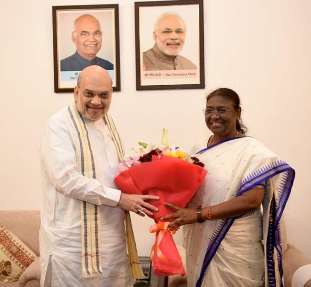 राष्ट्रपति चुनाव में उनकी प्रचंड विजय पर पूरा देश विशेषकर जनजातीय समाज उत्साह व हर्षोल्लास के साथ जश्न मना रहा है- अमित शाह