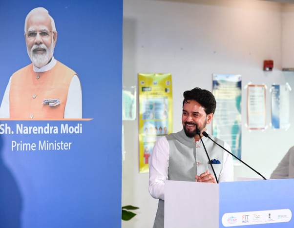 सीमावर्ती क्षेत्रों में फिटनेस संबंधी अधिक कार्यक्रम आयोजित किए जाने चाहिए, जिन्हें फिट इंडिया और ईबीएसबी अभियानों के साथ शामिल किया जा सकता है: अनुराग ठाकुर