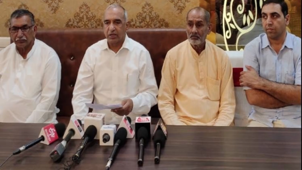 कांग्रेस में फिर से शामिल होंगे हरियाणा के पूर्व मंत्री संपत सिंह
