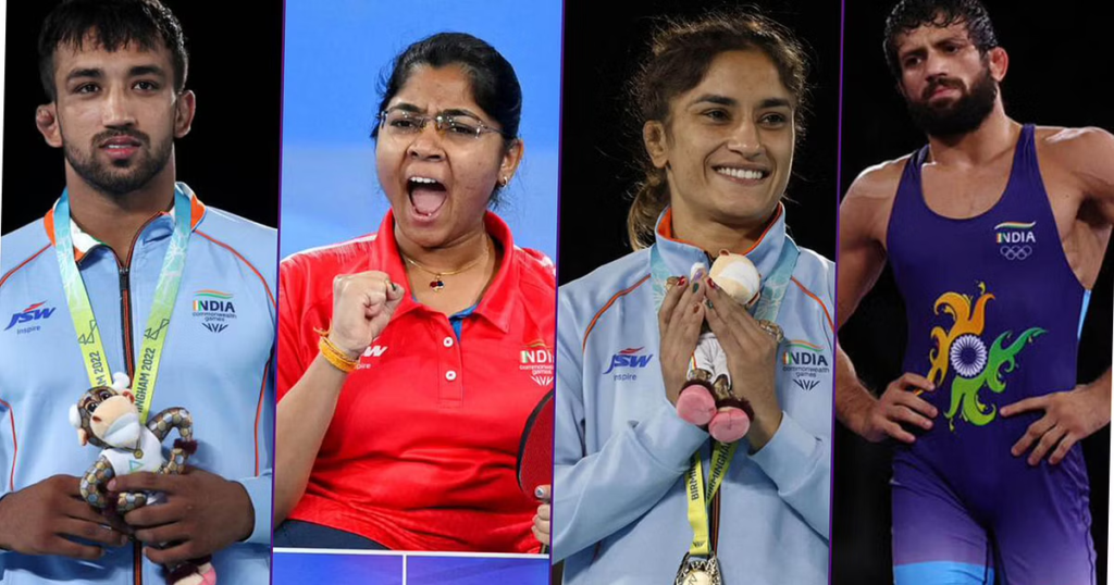 भारत ने राष्ट्रमंडल खेल 2022 के नौवें दिन जीते 4 स्वर्ण, 3 रजत और 7 कांस्य सहित 14 पदक